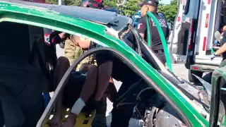 Choque en la Mérida–Tizimín deja tres lesionados, entre ellos un menor