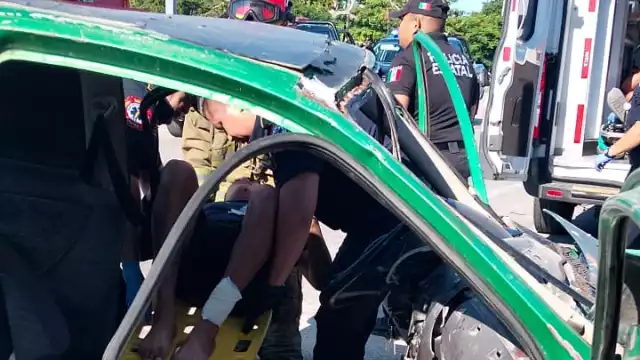 Entre los lesionados hay un menor de edad, quien junto con los otros dos, fue trasladado al Hospital General Agustín O’Horán de Mérida