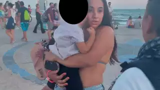 Las autoridades recomendaron a la madre no perder de vista al niño