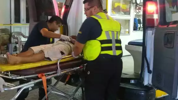 Fue trasladado el sábado al hospital. Fue trasladado el sábado al hospital.