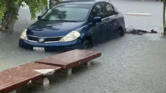 La Onda Tropical 23 ocasionó fuertes lluvias en Chetumal a su paso