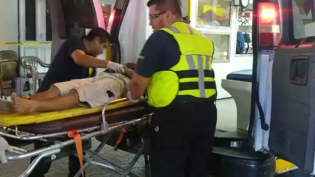 Fue trasladado el sábado al hospital.