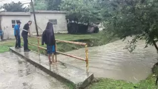 Vecinos se dicen preocupado, ya que se esperan más lluvias en las próximas horas