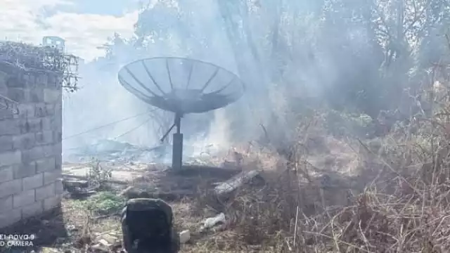 El incendio fue provocado por la quema de basura de los vecinos