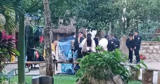 Equipos de emergencia acudieron al poblado de Dzitnup, fue en vano.