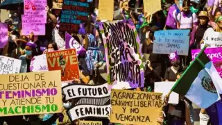 Miles de mujeres se dieron cita en las calles de la CDMX para protestas en contra de la violencia que viven a diario. Foto: Twitter