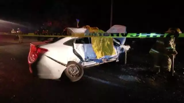 El vehículo venia del poblado de Chiná con dirección al fraccionamiento Siglo XXI