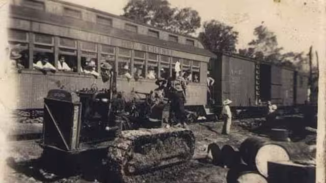 La llegada del ferrocarril a Escárcega fue importante para el desarrollo de la comunidad