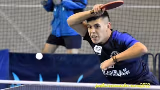 Darío Arce Reza trae dos triunfos de la Liga de Tenis de Mesa, que se llevó a cabo en Hueva, España