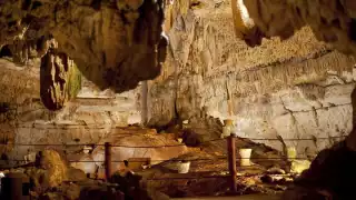 Las inundaciones a causa de las lluvias dejaron un lodazal en las zonas arqueológicas