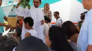 Embarcaciones y pescadores fueron bendecidos para tener buenos resultados