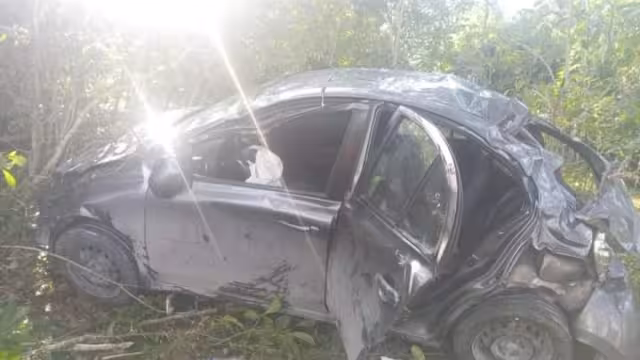 El auto fue pérdida total