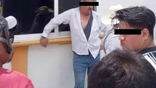 El hombre fue detenido por los pobladores para ser entregado a las autoridades