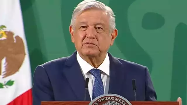 AMLO, durante su conferencia de prensa