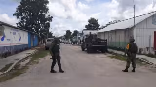 En el operativo se dedicaron a registrar todo el inmueble, utilizaron perros adiestrados