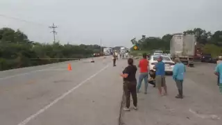 La Guardia Nacional acordonó el área mientras el Semefo procedía a levantar el cuerpo