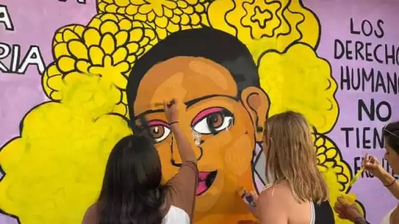 En días pasados fue vandalizado el mural En días pasados fue vandalizado el mural