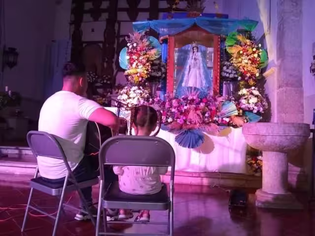 Los festejos a la virgen ya iniciaron