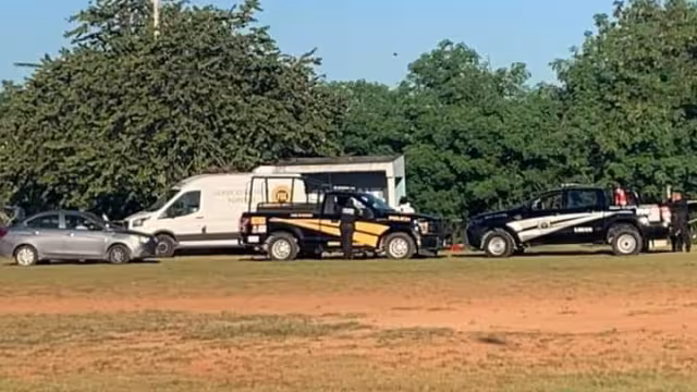 Las autoridades atendiendo el incidente