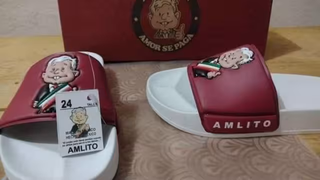 Estas son las nuevas sandalias de AMLO
