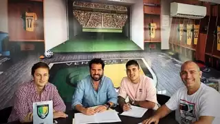 Rosas Cantillo (camisa azul) ha permanecido en la presidencia del cuadro yucateco por más de 10 años