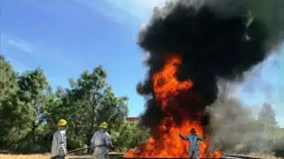 La capacitación se realizó en el marco del Programa Anual de Simulacros 2022.