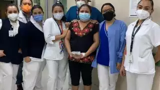 24 radiaciones, 3 quimioterapias y 3 braquiterapias enfrentó, en un hospital de Mérida