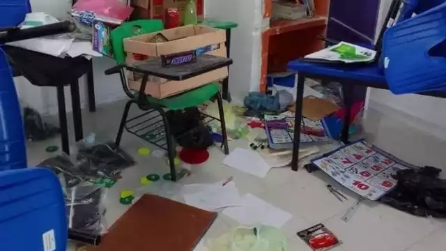 Las escuelas afectadas fueron la primaria Manuel Ávila Camacho y 20 de Noviembre, de la comisaría de Flamboyanes en Progreso