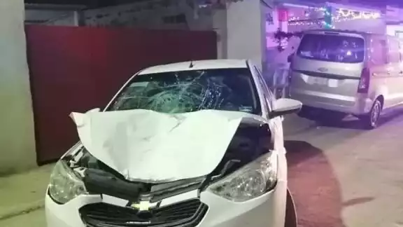 Así se encontró el auto del responsable de la muerte de una familia en Campeche Así se encontró el auto del responsable de la muerte de una familia en Campeche