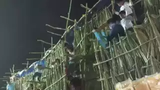 En Temax, el ruedo estuvo a punto de colapsar durante una corrida de toros