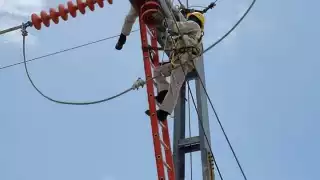 Los trabajos fueron anunciados por la Comisión Federal de Electricidad y  continuarán durante el próximo fin de semana