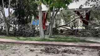 Habitantes de tales colonias protestan por falta de servicio en hogares y negocios