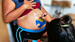 Perla Yazmín Cimé dibuja desde pequeña, otros parientes también tienen esta habilidad
