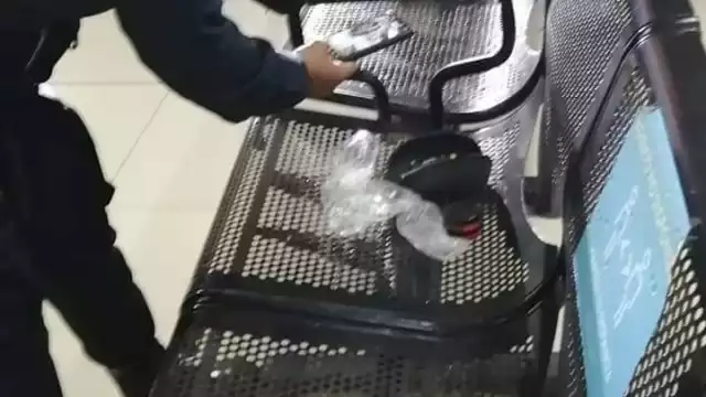 Los perros entrenados localizaron la droga