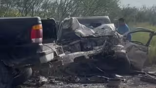 Aparatoso accidente sobre el tramo carretero Haro–Don Samuel deja a dos lesionados de gravedad