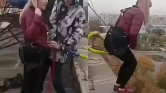 La mujer era una saltadora experimentada pero el accidente se dio por negligencia de los organizadores La mujer era una saltadora experimentada pero el accidente se dio por negligencia de los organizadores