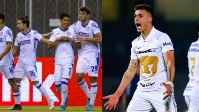 Cruz Azul y Pumas se enfrentarán en las semifinales de la Concachampions. Foto: Especial