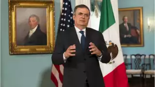 MArcelo Ebrard se reunió con el gobernador de California en la Cumbre de las Américas que se realiza en Los Ángeles