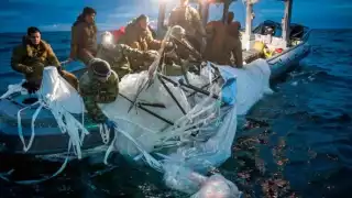 El gobierno estadounidense analizó los restos del globo derribado