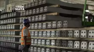 La construcción de durmientes busca abastecer el Tramo 4  del Tren Maya