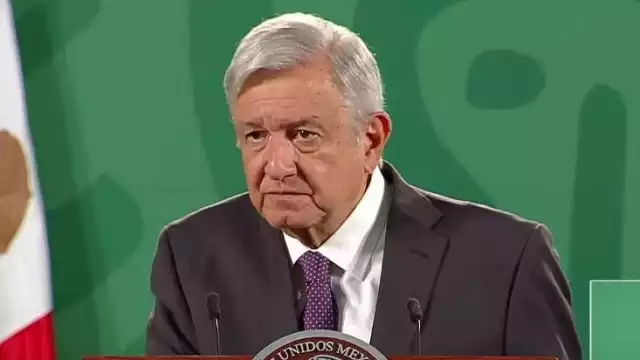 AMLO, durante la conferencia matutina