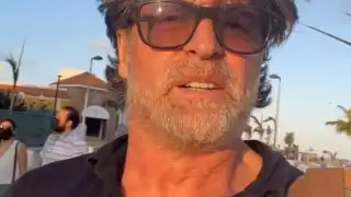 Juan Soler compartió en su cuenta de Instagram estar maravillado en su visita a Progreso