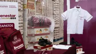 Confección de mochilas escolares en Huhí deja importante impulso económico