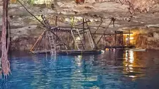 Es parte de la Ruta de los Cenotes en la Riviera Maya