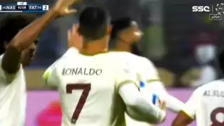 Llegó el primer gol oficial con el Al Nassr para Cristiano Ronaldo