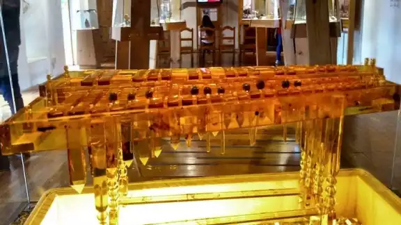 Marimba hecha totalmente de ámbar Marimba hecha totalmente de ámbar