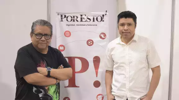 Jesús Alejo y Enrique Mendoza de izquierda a derecha.