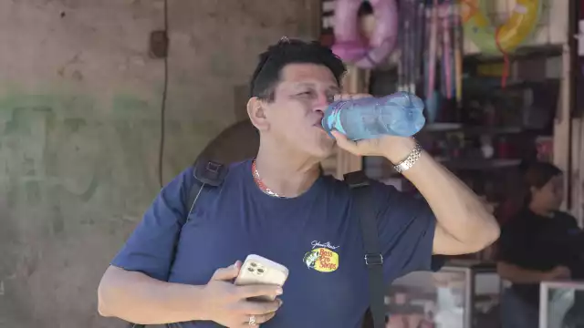 No sólo habrá calor, también se esperan vientos fuertes en la región.