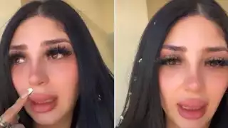 La también influencer se dijo triste al no entender el motivo