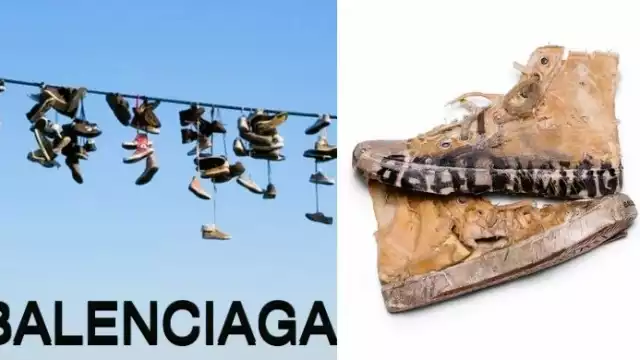 Balenciaga anunció una nueva línea de tenis destruidos. Foto: Especial